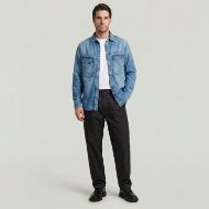 Picture of G-STAR MEN'S PLEATED LOOSE TAPERED CHINO DK BLACK 4
