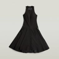 Picture of G-STAR WOMEN'S CORSET FLARE DRESS DK BLACK 1