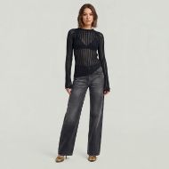 Picture of G-STAR WOMEN'S LACE STITCH KNIT TOP SALUTE 4