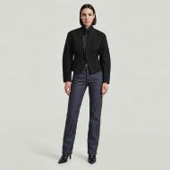 Picture of G-STAR WOMEN'S HOURGLASS BLAZER DK BLACK 4