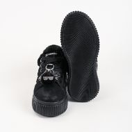Picture of KARL LAGERFELD WOMEN'S KREEPER LO EMBROIDERED POMPOM LOW SNEAKERS BLACK 5