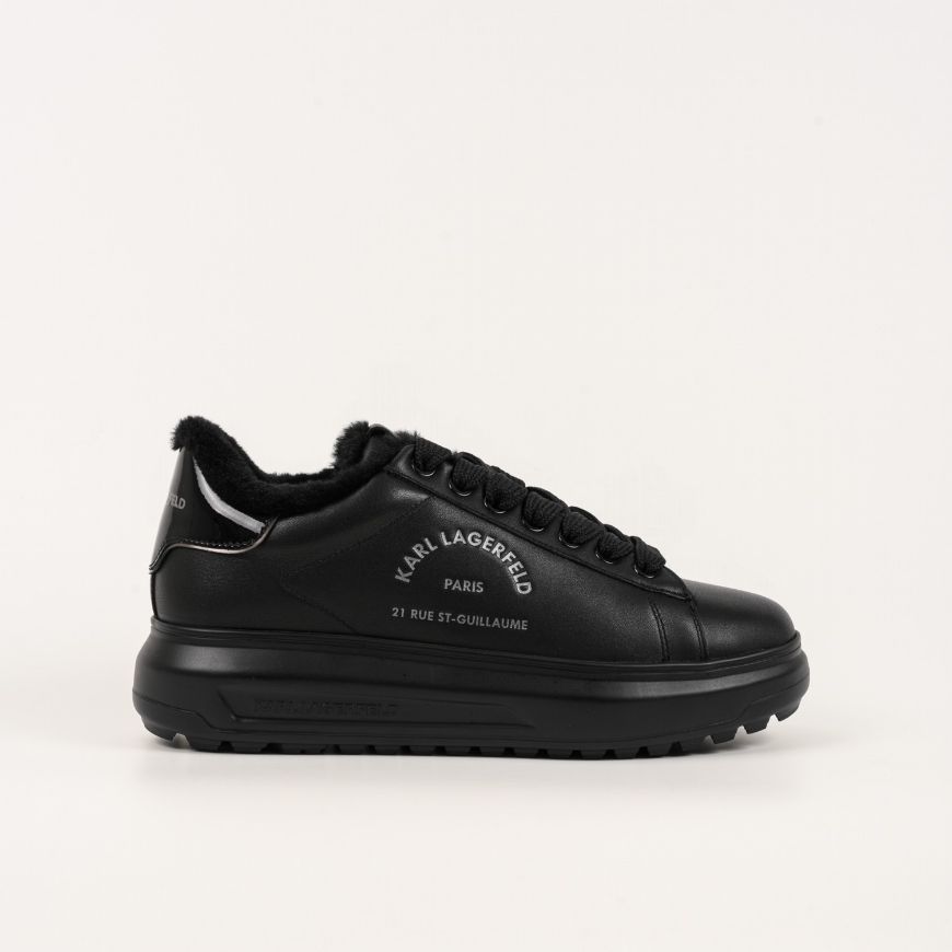 Picture of KARL LAGERFELD MEN'S KAPRI LUG MAISON KARL LINED SNEAKERS BLACK