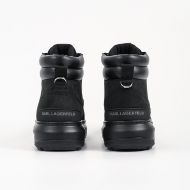 Picture of KARL LAGERFELD MEN'S KAPRI LUG HI LACE NUBUCK BOOTS BLACK 4