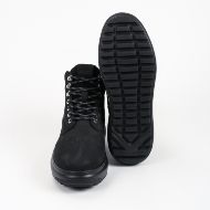 Picture of KARL LAGERFELD MEN'S KAPRI LUG HI LACE NUBUCK BOOTS BLACK 5