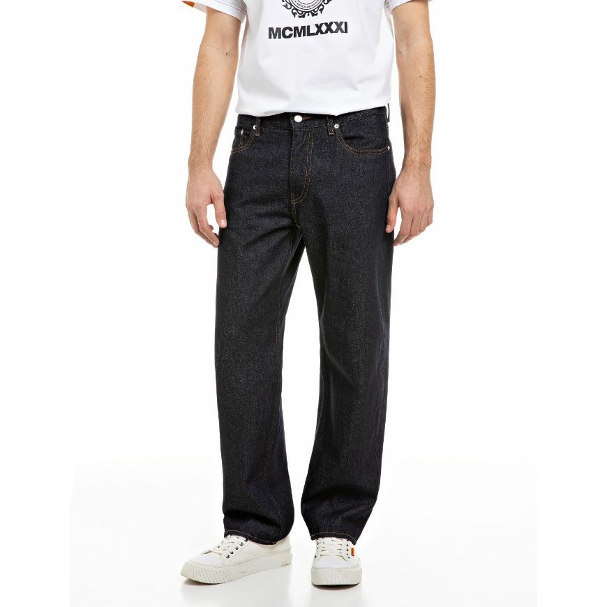 Снимка на REPLAY INC. ДЕНИМ STRAIGHT-FIT INDIGO COTTON DENIM JEANS DARK BLUE