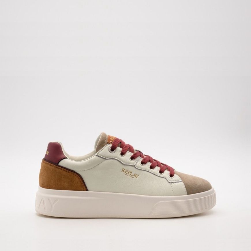 Снимка на REPLAY МЪЖКИ СПОРТНИ ОБУВКИ NOTTING VOLT LEATHER SNEAKERS BEIGE/TOFU
