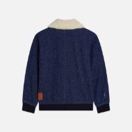 Picture of SCOTCH&SODA MEN'S DENIM FLIGHT JACKET - DEEP WEAVE 2