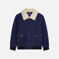 Picture of SCOTCH&SODA MEN'S DENIM FLIGHT JACKET - DEEP WEAVE 1