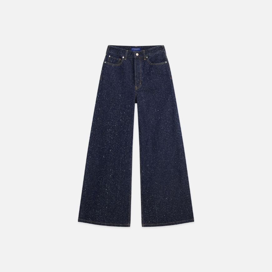 Picture of SCOTCH&SODA WOMEN'S WAVE SUPER WIDE LEG - DEEP WEAVE - DEEP WEAVE