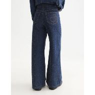 Picture of SCOTCH&SODA WOMEN'S WAVE SUPER WIDE LEG - DEEP WEAVE - DEEP WEAVE 5