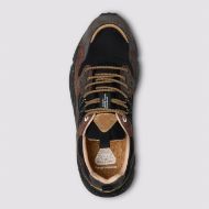 Снимка на FLOWER MOUNTAIN МЪЖКИ СПОРТНИ ОБУВКИ YAMANO 3 MAN SUEDE AND TECHNICAL FABRIC SNEAKERS - DARK GREY-BL 5