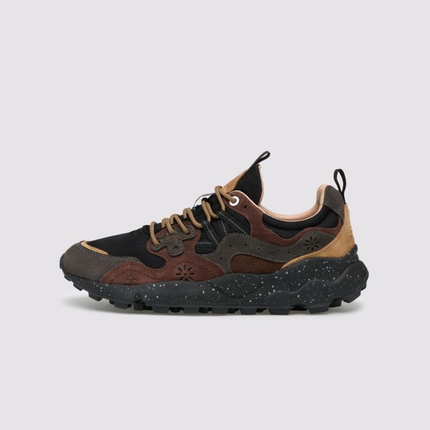 Снимка на FLOWER MOUNTAIN МЪЖКИ СПОРТНИ ОБУВКИ YAMANO 3 MAN SUEDE AND TECHNICAL FABRIC SNEAKERS - DARK GREY-BL