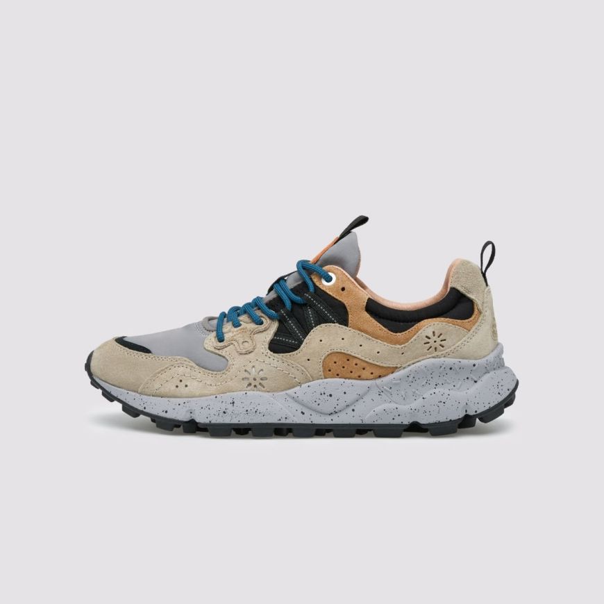 Снимка на FLOWER MOUNTAIN МЪЖКИ СПОРТНИ ОБУВКИ YAMANO 3 MAN SUEDE AND TECHNICAL FABRIC SNEAKERS - DARK BEIGE-G