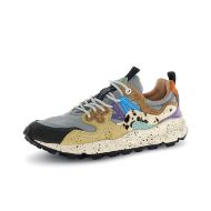 Снимка на FLOWER MOUNTAIN ДАМСКИ СПОРТНИ ОБУВКИ YAMANO 3 UNI SUEDE AND PONY HAIR AND FABRIC SNEAKERS - DARK GR 2
