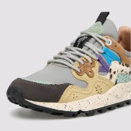 Снимка на FLOWER MOUNTAIN ДАМСКИ СПОРТНИ ОБУВКИ YAMANO 3 UNI SUEDE AND PONY HAIR AND FABRIC SNEAKERS - DARK GR 3