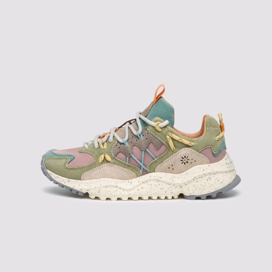 Снимка на FLOWER MOUNTAIN ДАМСКИ СПОРТНИ ОБУВКИ YAMABUSHI WOMAN SUEDE AND FABRIC SNEAKERS - MUD-CLAY-BEIGE
