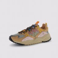 Снимка на FLOWER MOUNTAIN ДАМСКИ СПОРТНИ ОБУВКИ YAMABUSHI WOMAN SUEDE AND FABRIC SNEAKERS - COGNAC-TAUPE-PINK 2