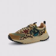 Снимка на FLOWER MOUNTAIN ДАМСКИ СПОРТНИ ОБУВКИ SOLIN WOMAN SUEDE AND FABRIC SNEAKERS - BROWN-MILITARY-BLACK-P 2