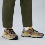 Снимка на FLOWER MOUNTAIN МЪЖКИ СПОРТНИ ОБУВКИ YAMABUSHI MAN SUEDE AND FABRIC SNEAKERS - MUD-DARK BROWN-ACID 7