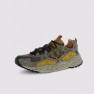 Снимка на FLOWER MOUNTAIN МЪЖКИ СПОРТНИ ОБУВКИ YAMABUSHI MAN SUEDE AND FABRIC SNEAKERS - MUD-DARK BROWN-ACID 2