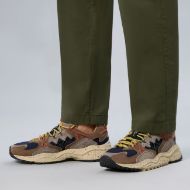 Снимка на FLOWER MOUNTAIN МЪЖКИ СПОРТНИ ОБУВКИ YAMABUSHI MAN SUEDE AND FABRIC SNEAKERS - BROWN-BLACK-MUD 7