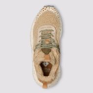 Снимка на FLOWER MOUNTAIN ДАМСКИ СПОРТНИ ОБУВКИ KOTETSU WOMAN SUEDE AND TEDDY FABRIC SNEAKERS - BEIGE-COGNAC 5