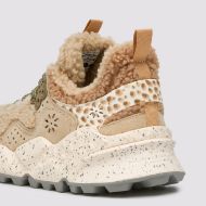 Снимка на FLOWER MOUNTAIN ДАМСКИ СПОРТНИ ОБУВКИ KOTETSU WOMAN SUEDE AND TEDDY FABRIC SNEAKERS - BEIGE-COGNAC 4
