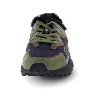 Снимка на FLOWER MOUNTAIN МЪЖКИ СПОРТНИ ОБУВКИ RULIS MAN SUEDE/FABRIC AND WOOL SNEAKERS - DARK BROWN-BLACK 3