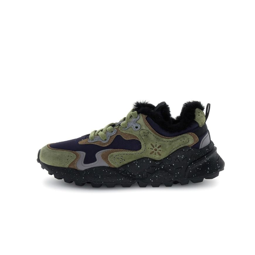 Снимка на FLOWER MOUNTAIN МЪЖКИ СПОРТНИ ОБУВКИ RULIS MAN SUEDE/FABRIC AND WOOL SNEAKERS - DARK BROWN-BLACK