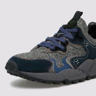 Снимка на FLOWER MOUNTAIN МЪЖКИ СПОРТНИ ОБУВКИ RULIS MAN SUEDE AND CHECKED FABRIC SNEAKERS - NAVY-DARK GREY 3