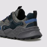 Снимка на FLOWER MOUNTAIN МЪЖКИ СПОРТНИ ОБУВКИ RULIS MAN SUEDE AND CHECKED FABRIC SNEAKERS - NAVY-DARK GREY 4