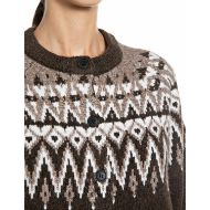 Снимка на REPLAY ДАМСКА ЖИЛЕТКА WOOL ALPACA BLEND CARDIGAN BARK&NUT MELANGE 3