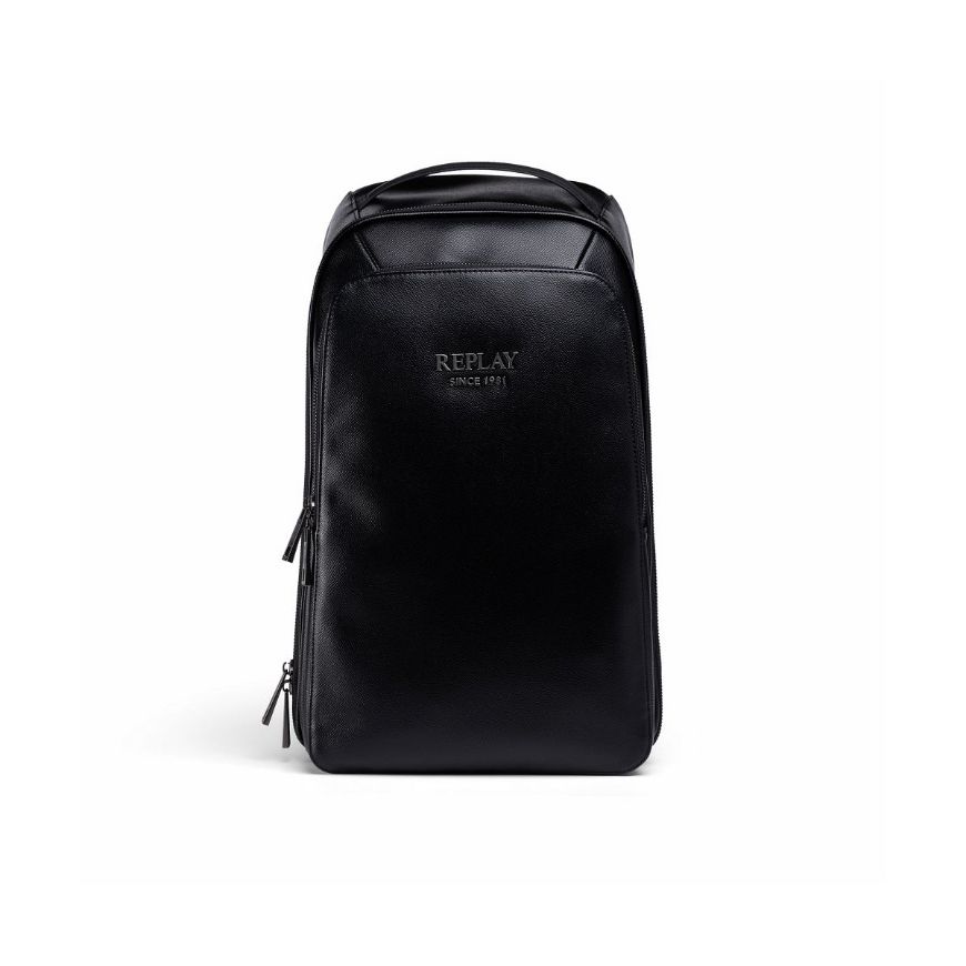 Снимка на REPLAY МЪЖКА РАНИЦА SAFFIANO SYNTHETIC BACKPACK WITH LOGO BLACK
