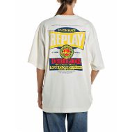Снимка на REPLAY ДАМСКИ ТОП BOYFRIEND COTTON JERSEY T-SHIRT WITH PRINTS GARDENIA 2