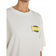 Снимка на REPLAY ДАМСКИ ТОП BOYFRIEND COTTON JERSEY T-SHIRT WITH PRINTS GARDENIA 3