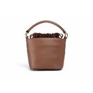 Снимка на REPLAY ДАМСКА ЧАНТА PLAIN CROSSBODY BAG WITH VELVETY BUCKET BAG BROWN 3
