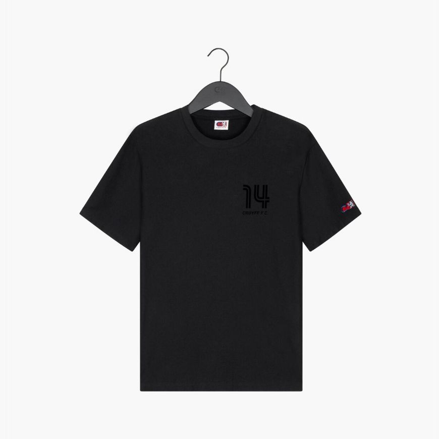 Picture of CRUYFF MEN'S HERITAGE JOHAN TEE BLACK