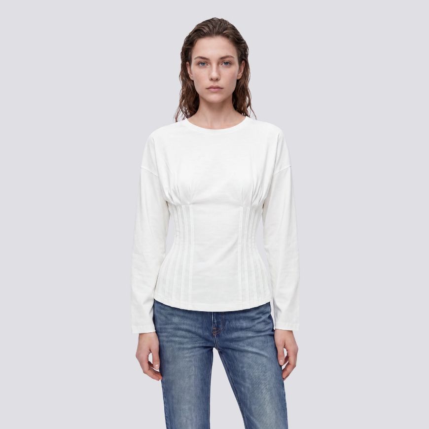 Picture of GAS WOMEN'S CHANTE M/L 1029 SNOW WHITE