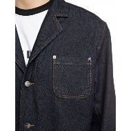 Снимка на REPLAY INC. INDIGO COTTON DENIM BLAZER DARK BLUE 5