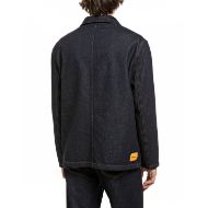 Снимка на REPLAY INC. INDIGO COTTON DENIM BLAZER DARK BLUE 2