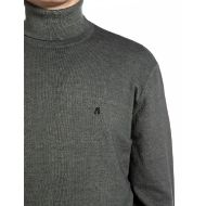 Picture of REPLAY MEN'S TURTLE-NECK WOOL BLEND FAST DYED SWEATER MESH STONE 4
