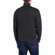 Picture of REPLAY MEN'S TURTLE-NECK WOOL BLEND FAST DYED SWEATER VULCAN 2