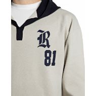 Picture of REPLAY MEN'S REPLAY LEAGUE VISCOSE BLEND HOODIE PELICAN/VULCAN 4
