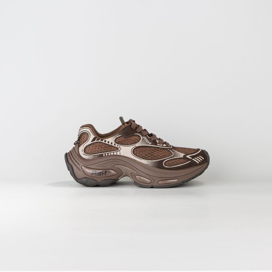 Снимка на ASH ДАМСКИ СПОРТНИ ОБУВКИ DRAGON SNEAKER DARK BROWN/MINK