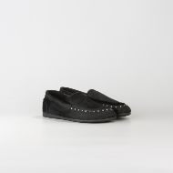Picture of ASH WOMEN'S JASPER STUDDED LEATHER MOC PONY BLACK 2