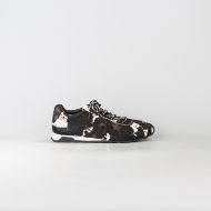 Picture of ASH WOMEN'S KILL BILL BALLET SNEAKER BLACK EDGY PONY 1