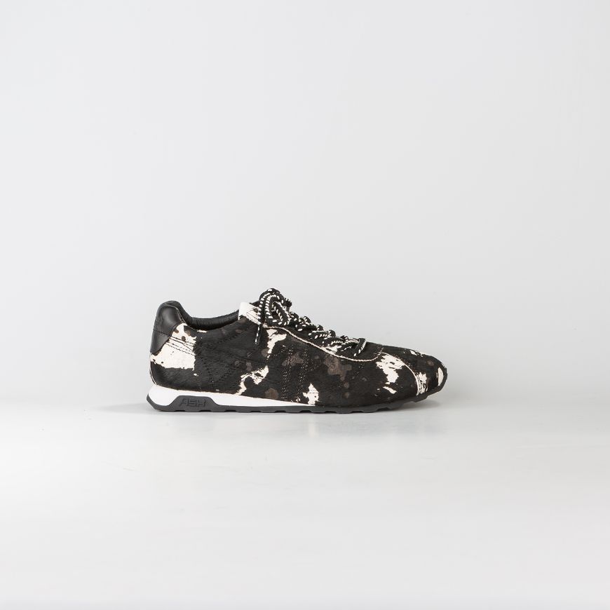 Picture of ASH WOMEN'S KILL BILL BALLET SNEAKER BLACK EDGY PONY