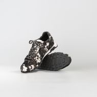 Picture of ASH WOMEN'S KILL BILL BALLET SNEAKER BLACK EDGY PONY 4