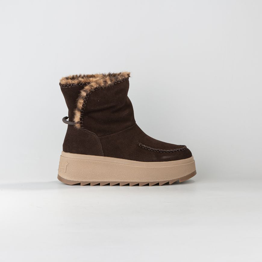 Picture of ASH WOMEN'S MARBLE ANKLE BOOT DARK BROWN