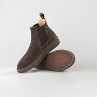 Снимка на LA MARTINA МЪЖКИ ОБУВКИ VELVET CHELSEA IN SUEDE DARK BROWN 4